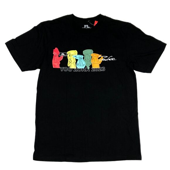 2023 Futura Labs Yoo Zork Graphic Tee T Shirt Black Size Medium M Streetwear B14 - Picture 1 of 4